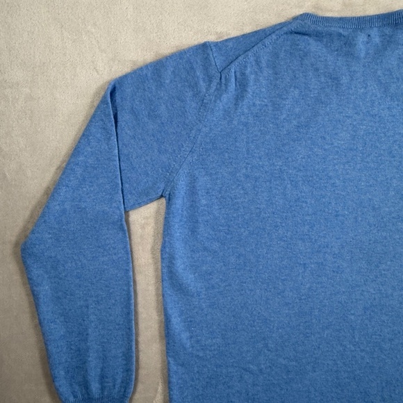 Emi Maglia Sweater Mens Size Medium Blue Wool Cashmere Blend Crewneck - Picture 6 of 12